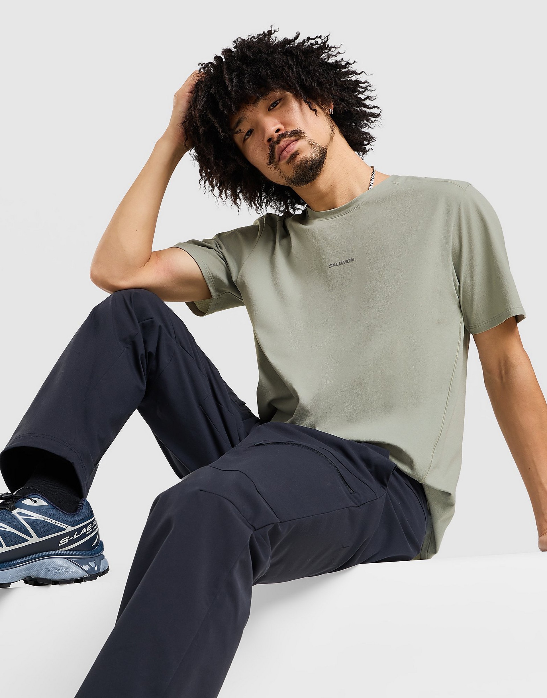 Salomon Trackline Short Sleeve T-Shirt herr
