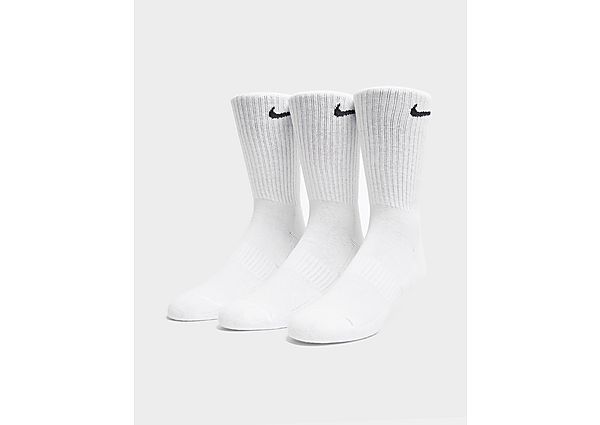 Nike Nike Everyday Cushioned Training Crew Socks (3 Pairs), White
