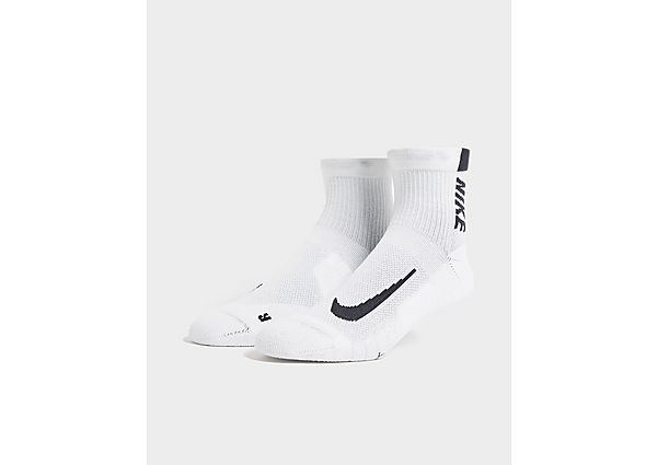 Nike Multiplier-juoksusukat 2 kpl - Mens, White