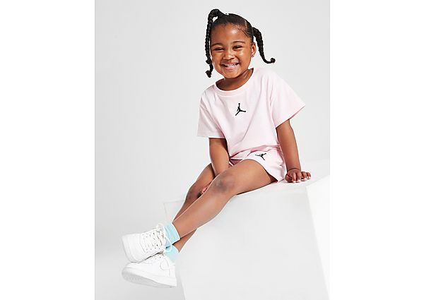 Jordan Girls' Essential T-Shirt & Shorts Set Infant Pink Kind Pink