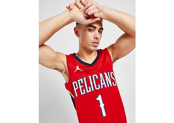 Jordan NBA New Orleans Pelicans Williamson #1 Jersey - Mens, Red