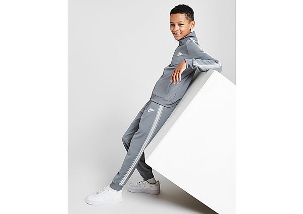 Nike Tape Poly Tracksuit Junior - Mens, Grey