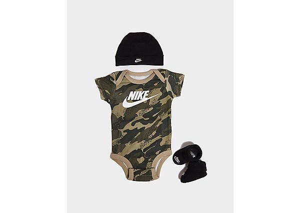Nike 3 Piece Bootie Set Camo Infant Black