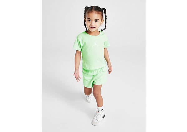 Jordan Girls' Essential T-Shirt Shorts Set Infant Green