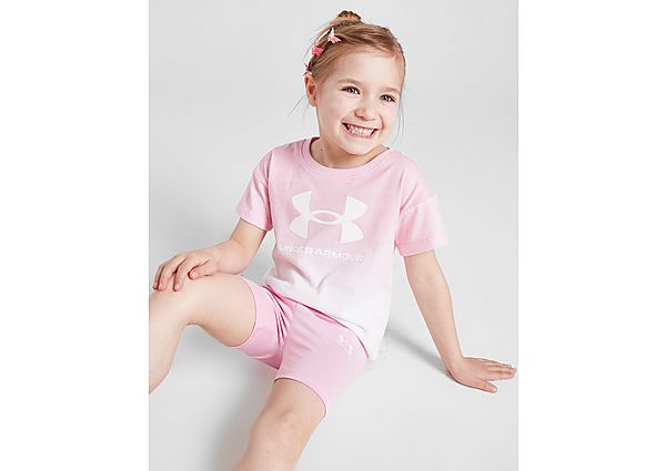Under Armour ' Fade T-Shirt Shorts Set Infant Pink