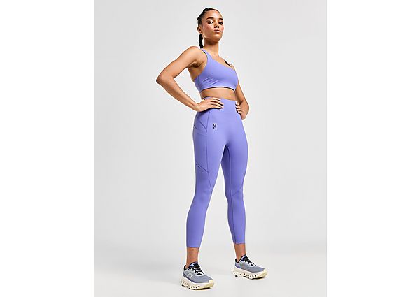 ON Running Movement Tights Blue- Dames Blue