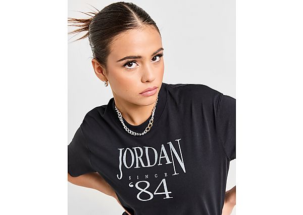 Jordan Heritage 85 T-Shirt Black- Dames Black