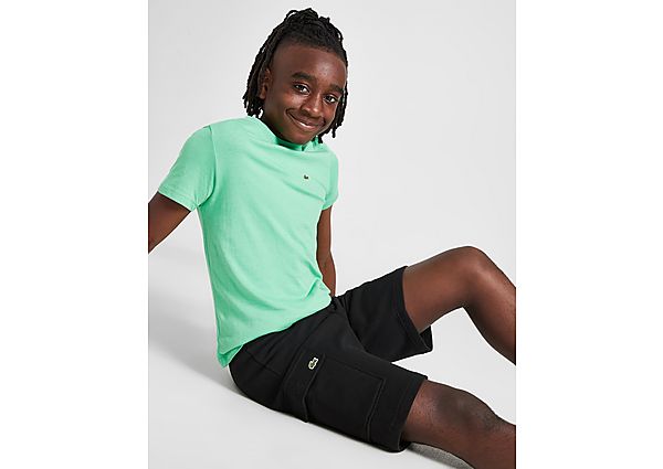 Lacoste Fleece Cargo Shorts Junior - Mens, Black