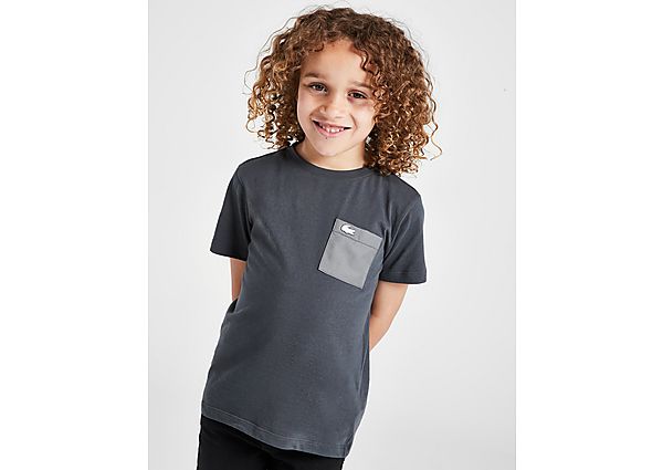 Lacoste Mesh Panel T-Shirt Children Grey Kind Grey