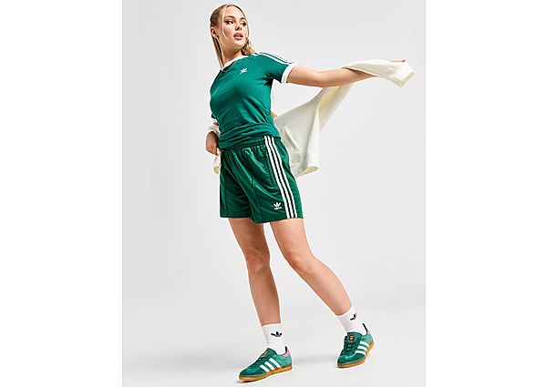 Adidas Originals Groene Firebird Sportshorts Retro Look Green Dames