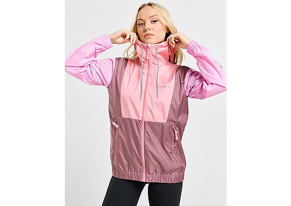 Columbia Colour Block Lightweight Jacket Pink- Dames Pink