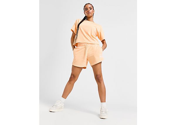Puma Knit Crop Shorts Orange- Dames Orange
