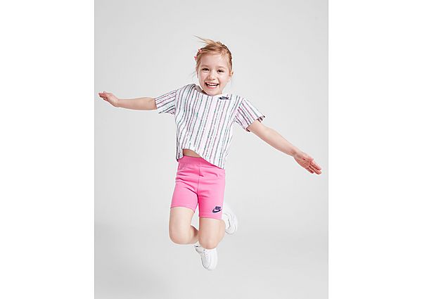 Nike Girls' Stripe T-Shirt Shorts Set Infant Multi Kind Multi