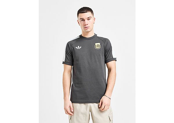 adidas Originals Argentina 3-Stripes T-Shirt - Mens, Utility Black