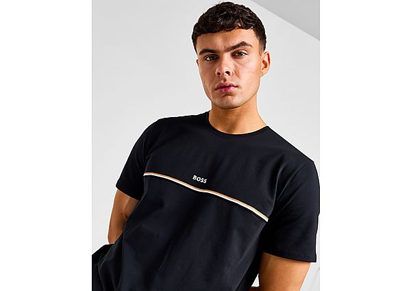 Boss T-shirt met ronde hals model 'Unique'