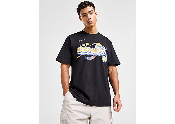 Nike NBA Golden State Warriors Max90 T-Shirt - Mens, Black