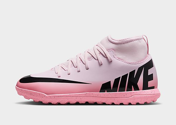 Nike Mercurial Superfly Club TF Junior - Mens, Pink Foam/Black