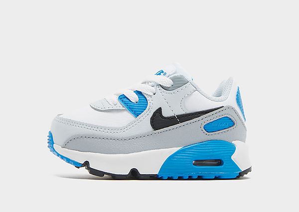 Nike Air Max 90 Leather Infant - Kids, WHITE