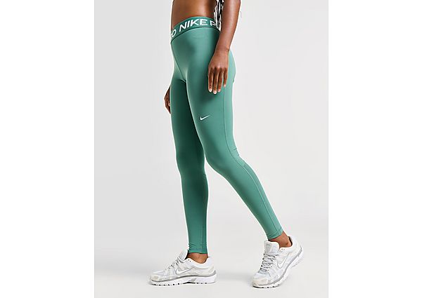 Nike Legging halfhoge taille en met mesh vlakken voor dames Pro Bicoastal White- Dames Bicoastal White
