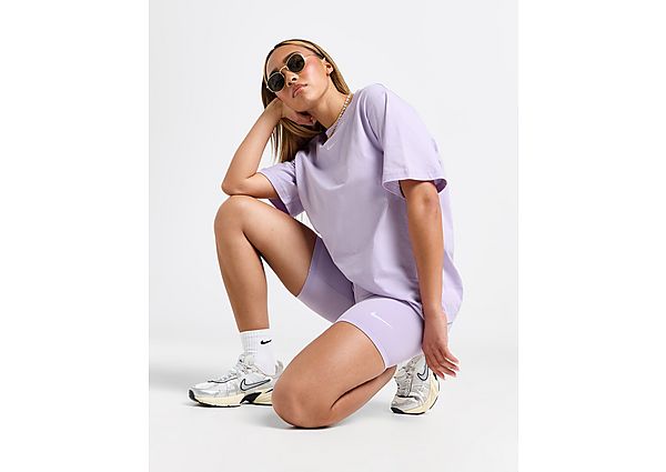 Nike Core Swoosh Cycle Shorts Purple- Dames Purple