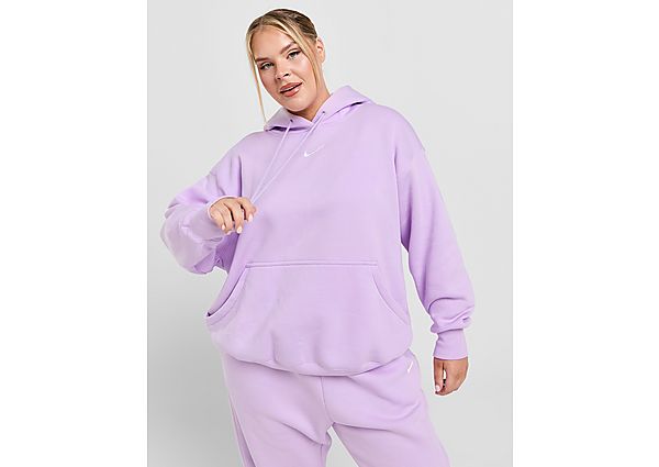 Nike Oversized hoodie voor dames (Plus Size) Sportswear Phoenix Fleece Purple- Dames Purple