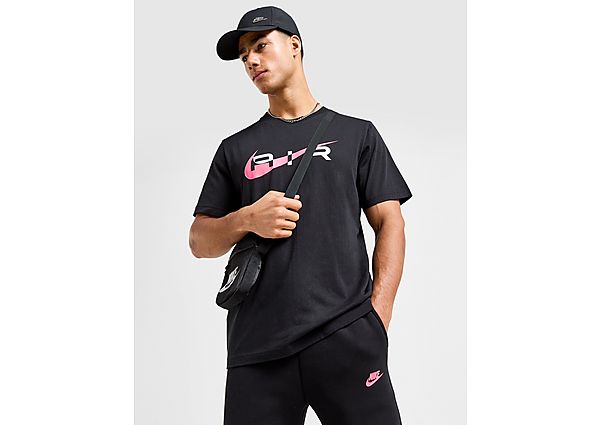 Nike Large Swoosh T-Shirt Heren Black- Heren Black