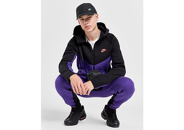 Nike Tech Fleece Hoodie Purple- Heren Purple