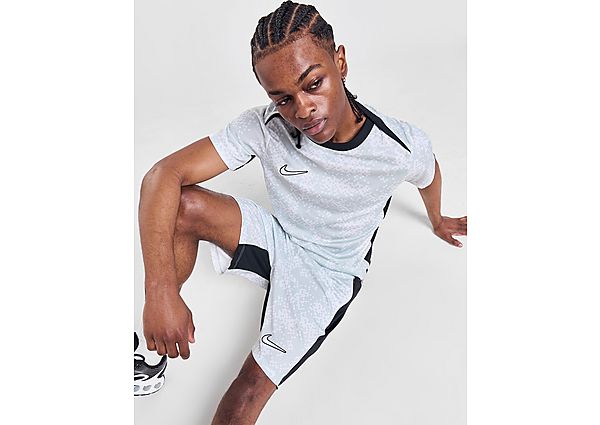Nike Academy All Over Print Shorts Grey