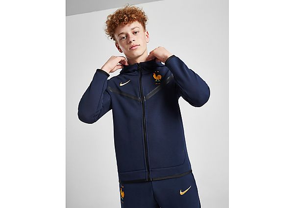 Nike France Tech Fleece Hoodie Junior - Mens, Navy