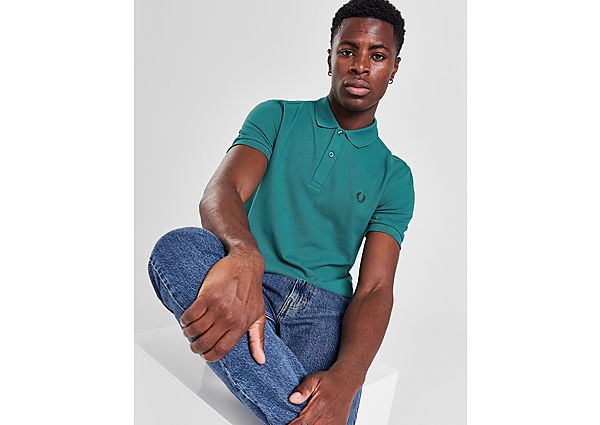 Fred Perry Core Short Sleeve Polo Shirt Green- Heren Green