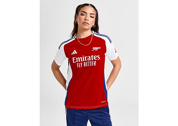 Adidas Arsenal FC 2024 25 Home Shirt Dames Better Scarlet White- Dames Better Scarlet White