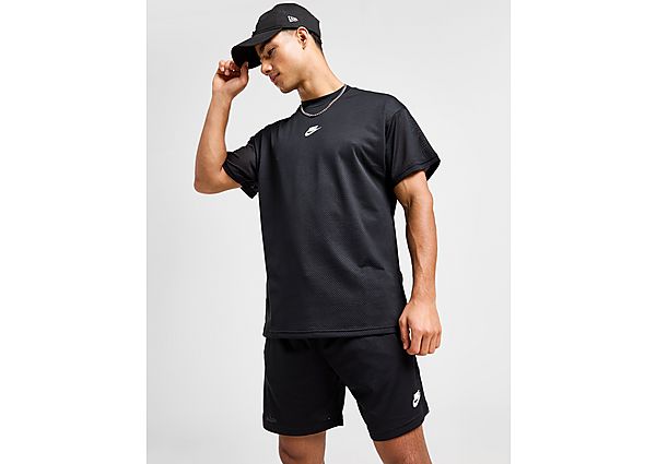 Nike Mesh T-Shirt Black- Heren Black