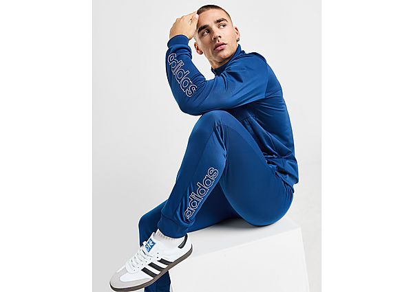 Adidas Linear Poly Track Pants Blue