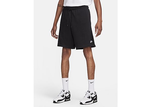 Nike Knit herenshorts Club Black White- Heren Black White