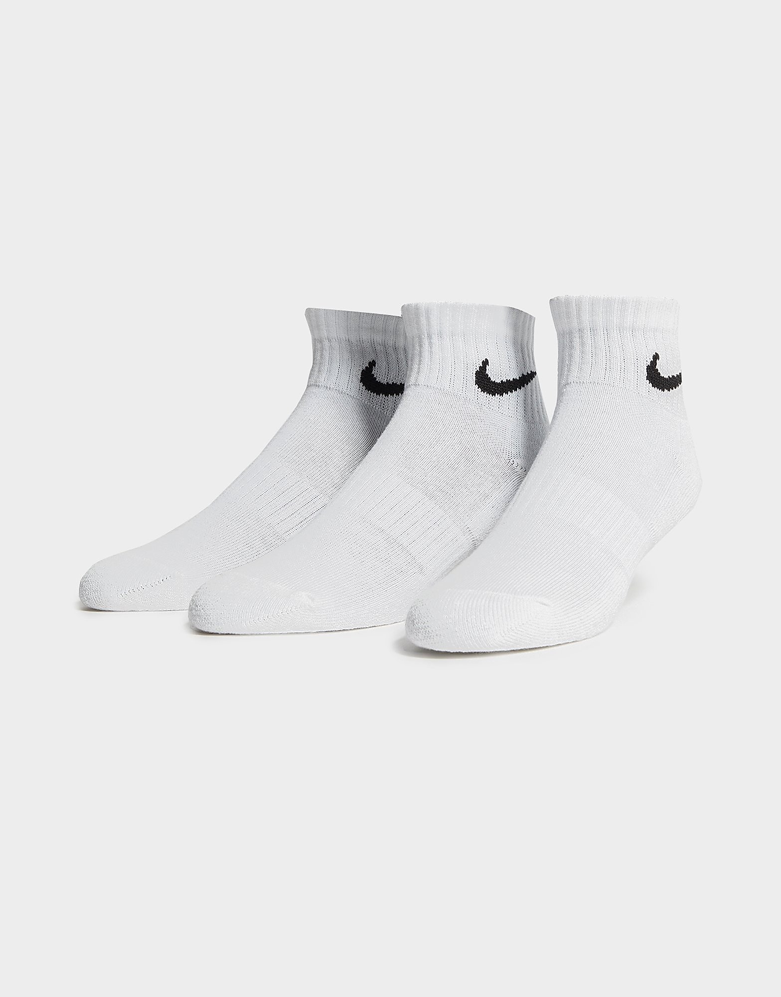 Everyday Cushioned Training Ankle Socks (3 Pairs) - Herren, Weiss - male - Size: 38 - 42
