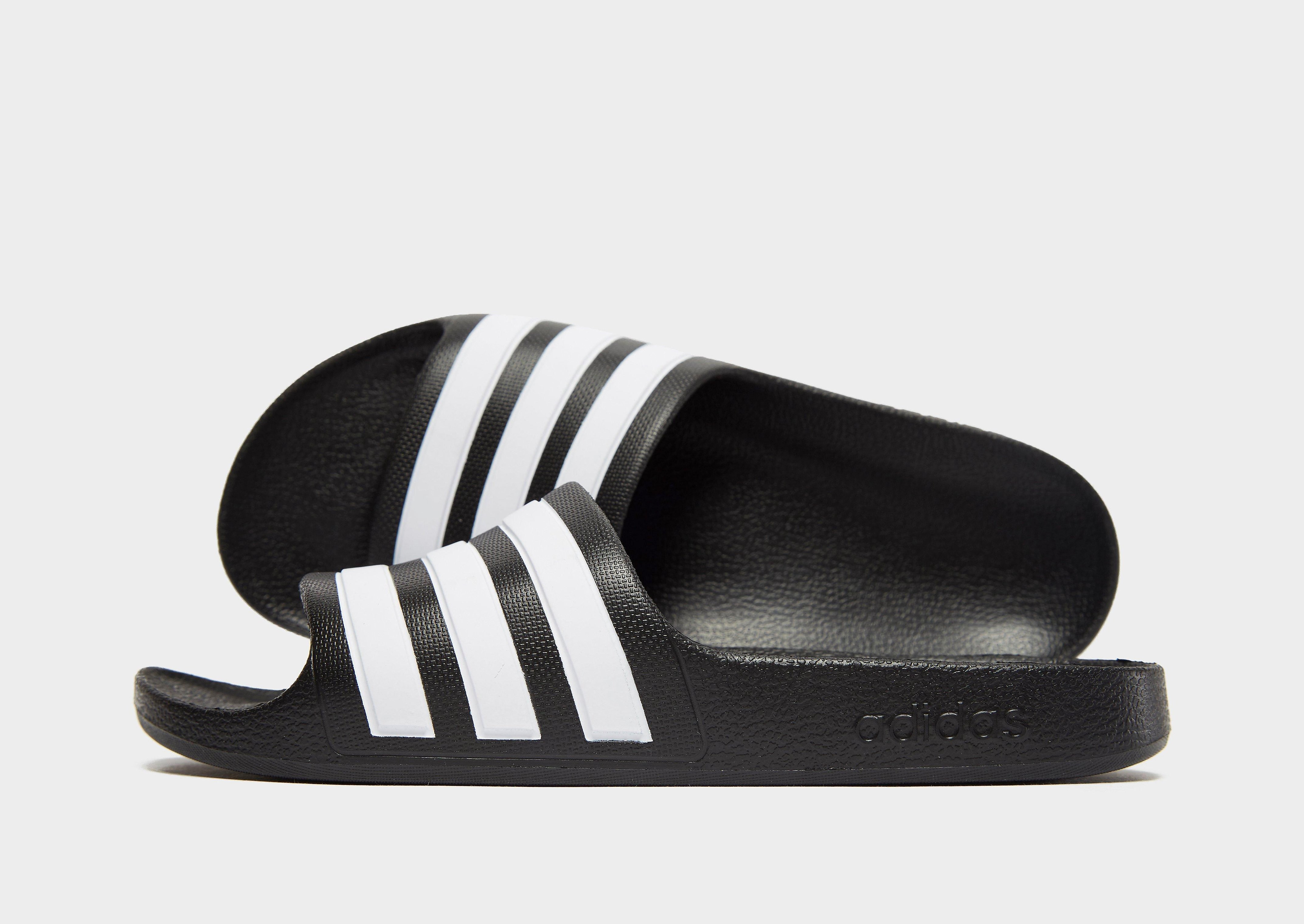 Adilette Aqua Slides, Schwarz - unisex - Size: 38