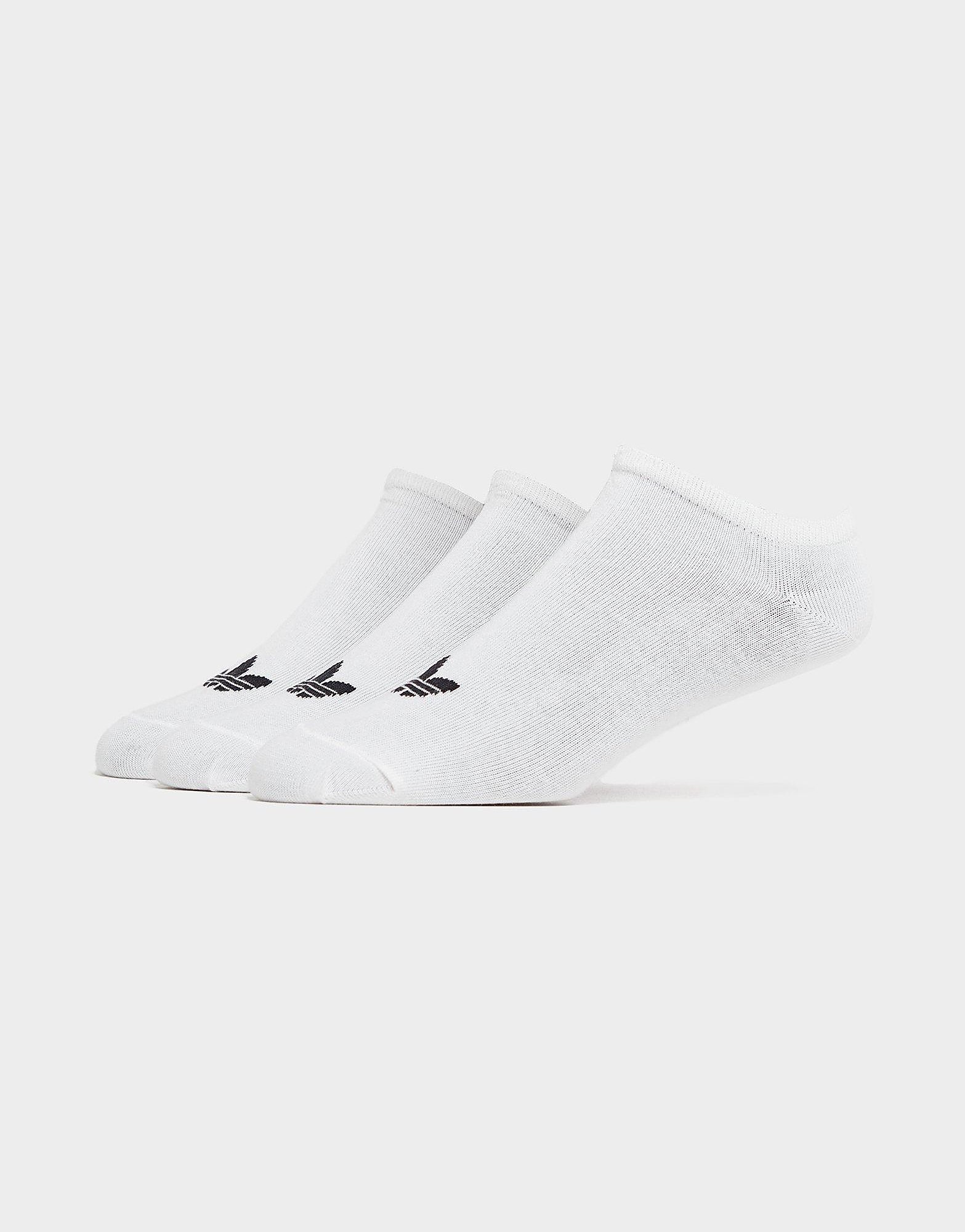 Trefoil Liner Socks 3 Pairs - Herren, White - male - Size: 40 - 42