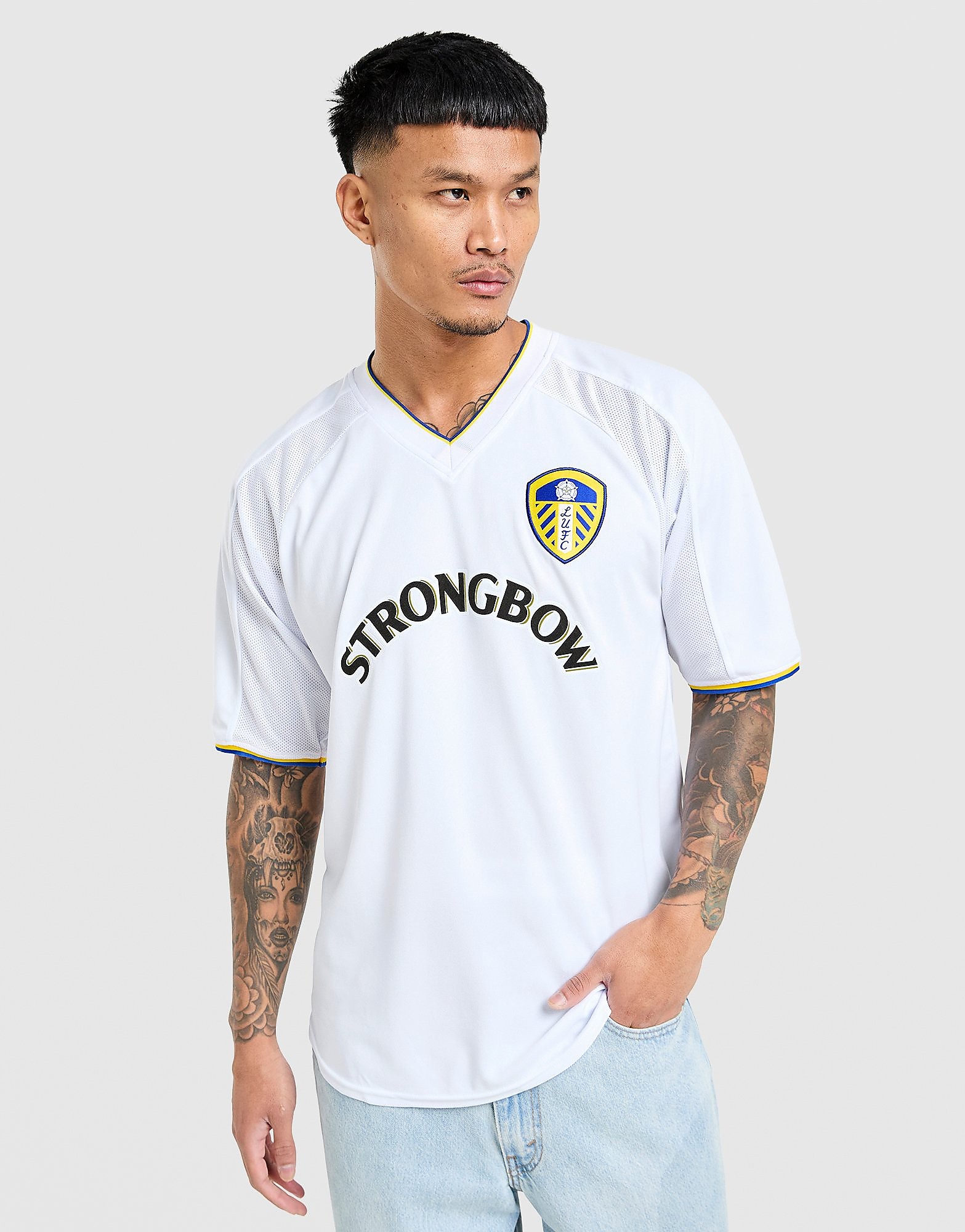 Leeds United FC 01 Home Shirt - Herren, Weiss - male - Size: L