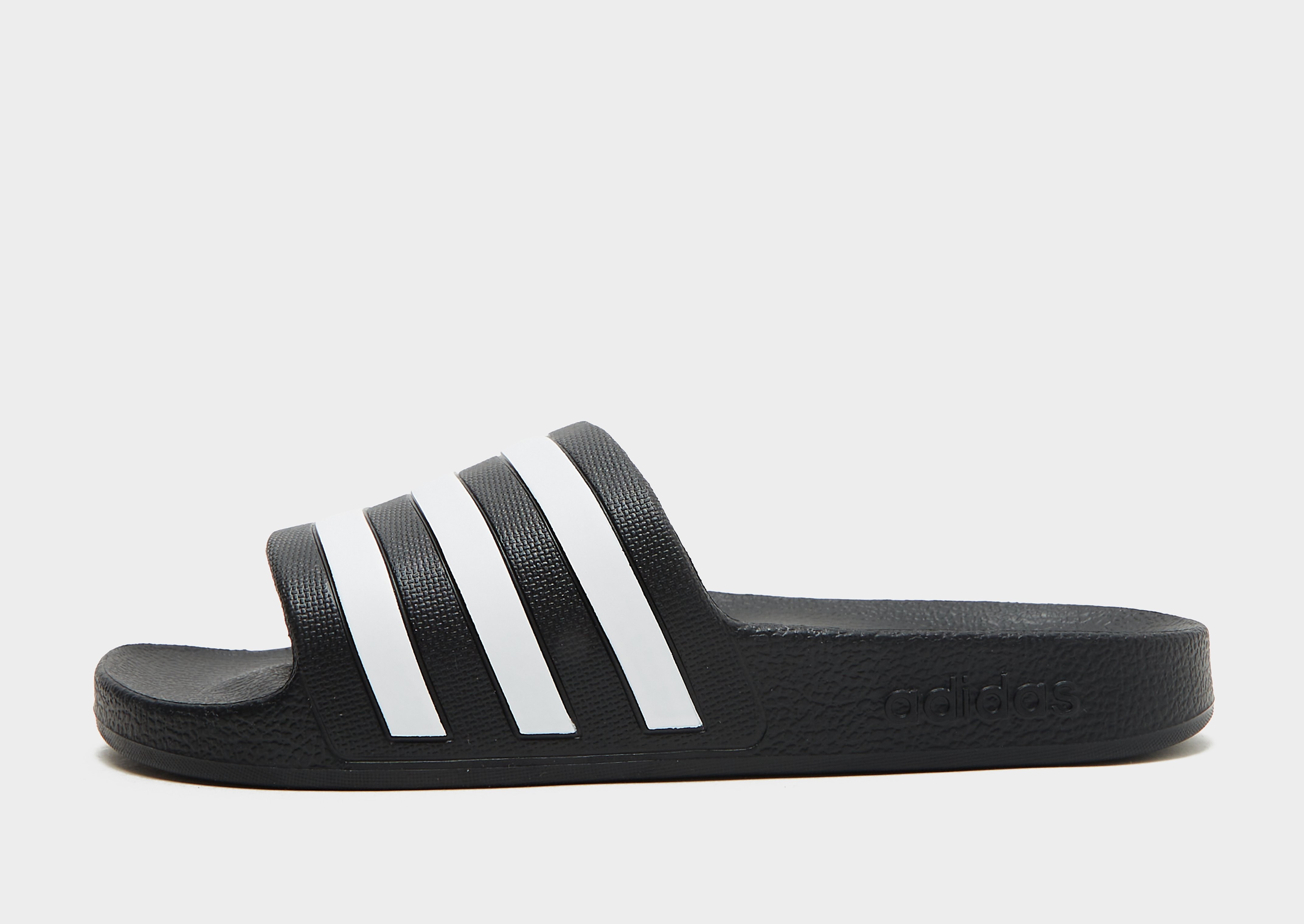 Adilette Aqua Slides - Damen, Schwarz - female - Size: 38