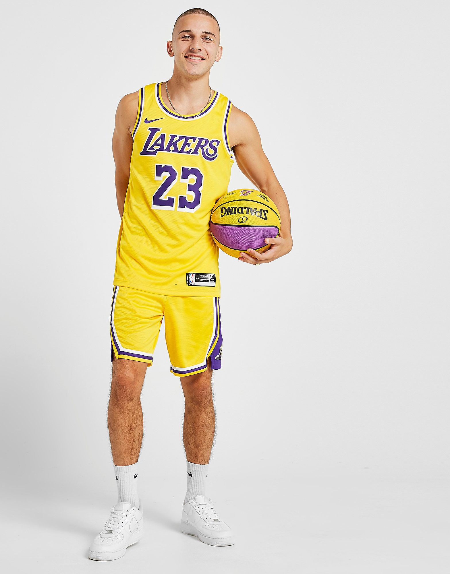 Nike Los Angeles Lakers Icon Edition Swingman Men' Nike NBA Shorts Amarillo Amarillo