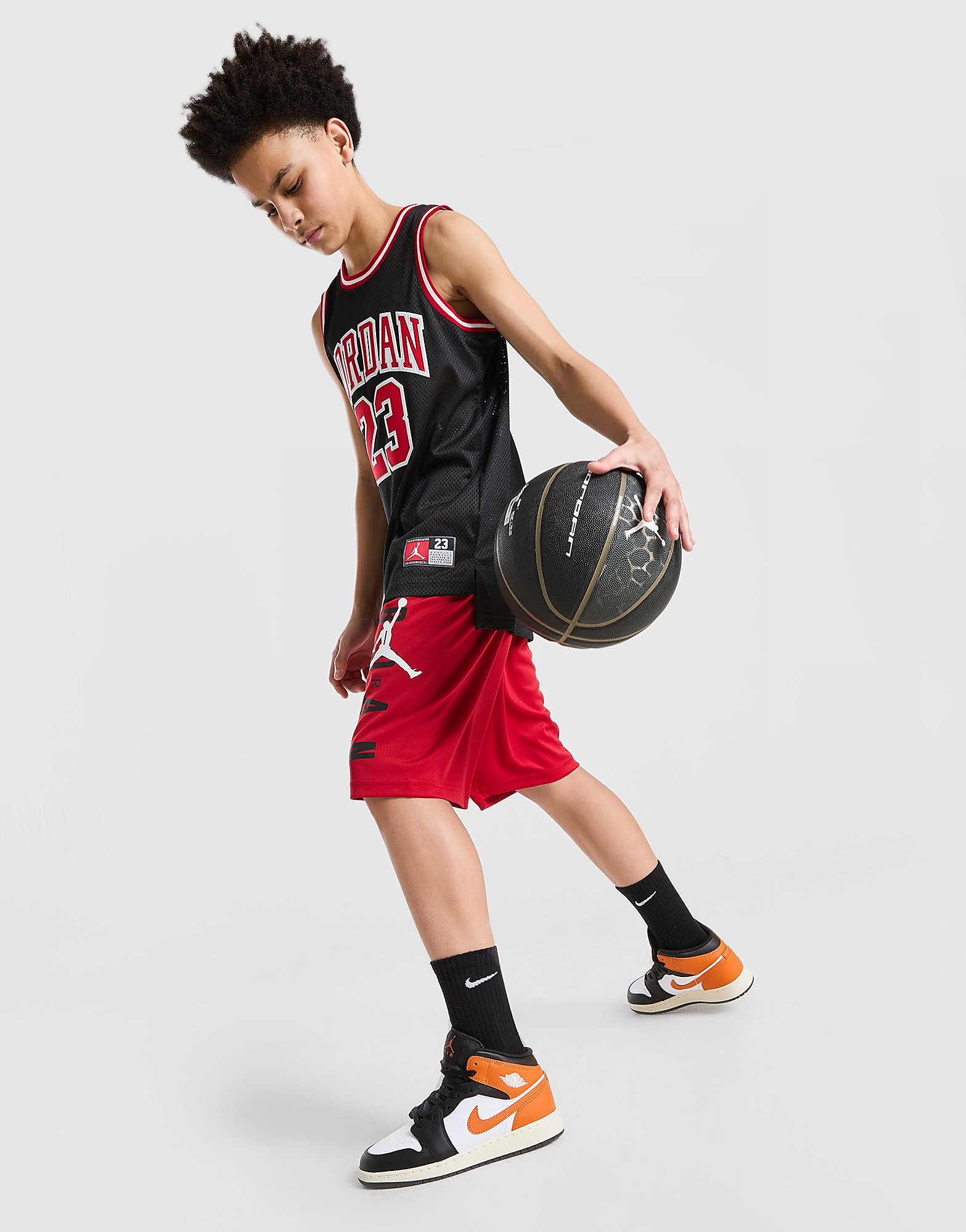 Mesh Shorts Kinder - Kinder, Rot - unisex - Size: 13-15Y