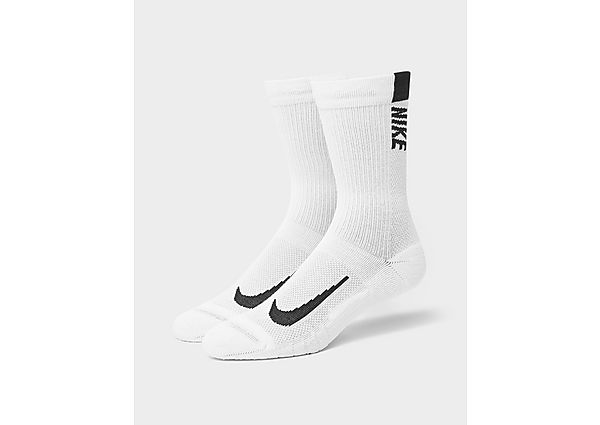 Nike 2-Pack Running Crew Socks - Mens, White