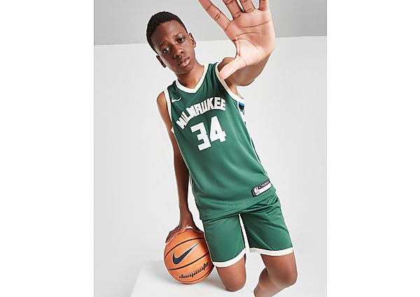 Nike NBA Milwaukee Bucks -pelipaita Juniorit - Kids, Green
