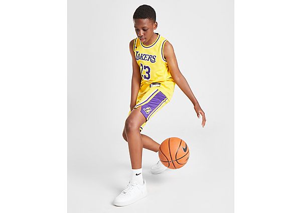 Nike NBA LA Lakers -shortsit Juniorit - Kids, Yellow