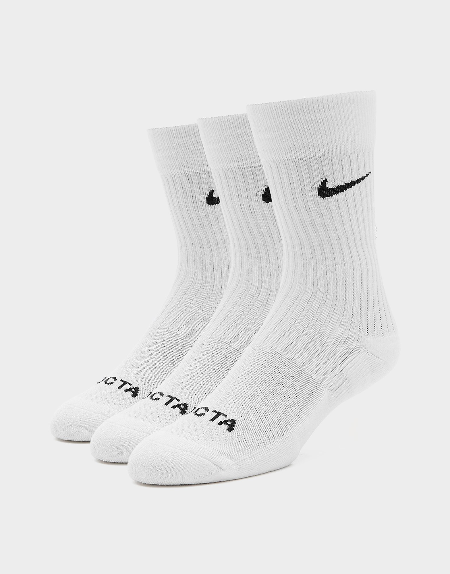 X NOCTA 3-Pack Crew Socks - Bianco, bianco bianco Uomo taglia 42 - 46