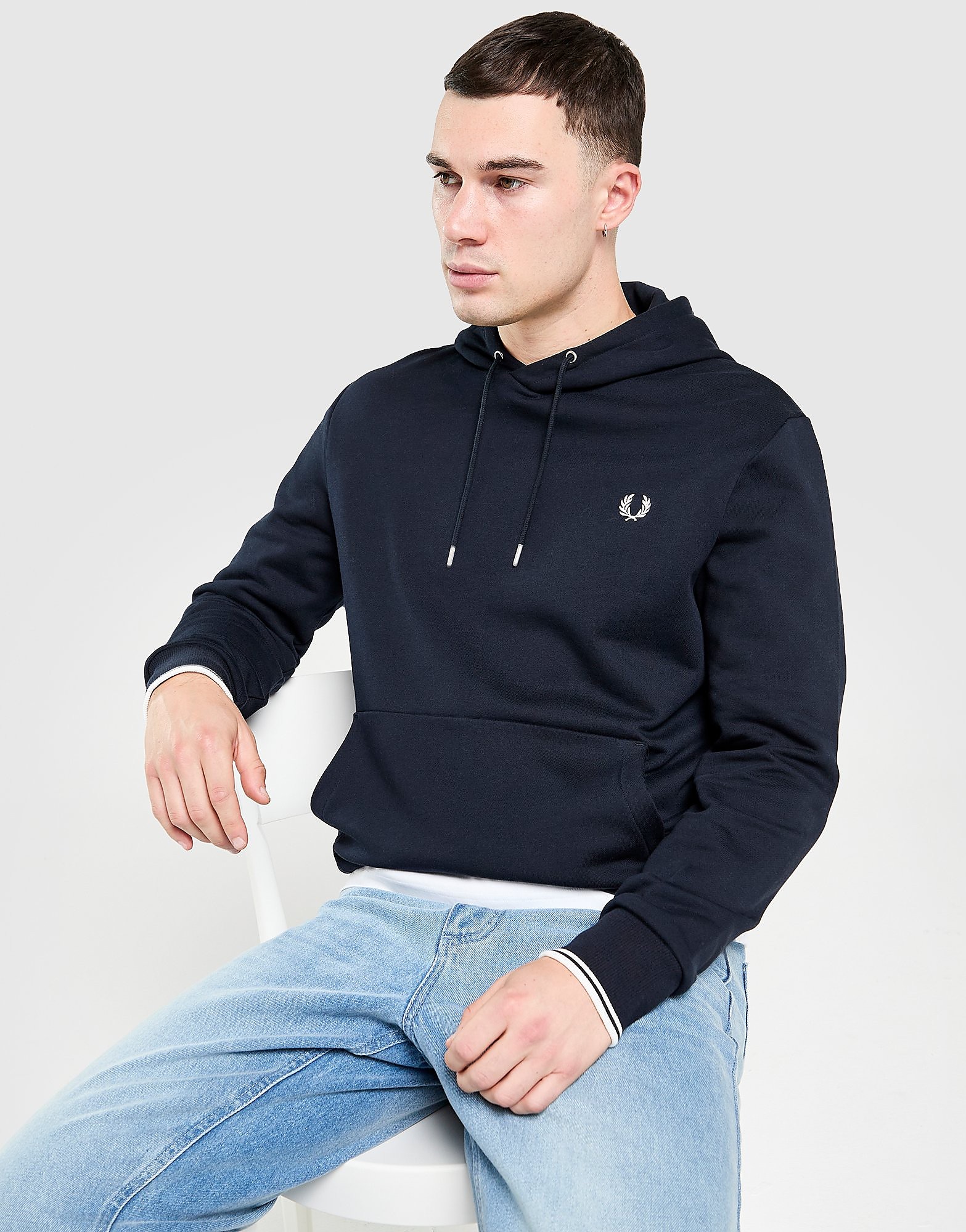 Fred Perry Sweat à Capuche Twin Tipped Homme