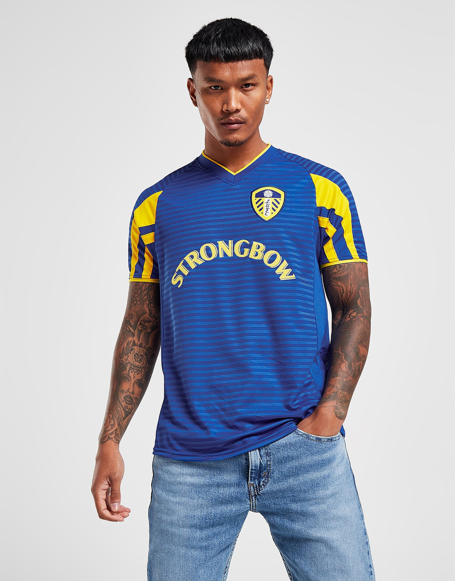 Score Draw Troisième Maillot Rétro Leeds United FC 2001 Homme