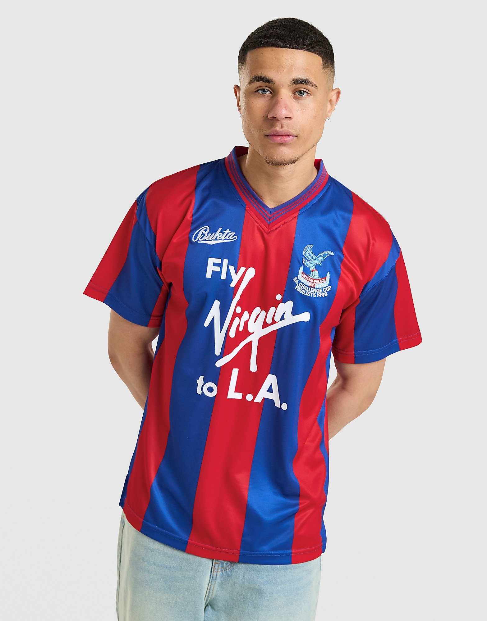 Crystal Palace FC 1990 Retro FA Cup Shirt - Herren, Rot - male - Size: XL