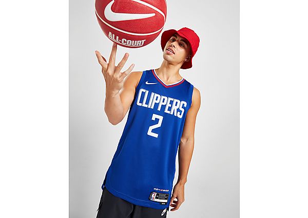 Nike NBA LA Clippers Leonard #2 Swingman -pelipaita Miehet, Rush Blue