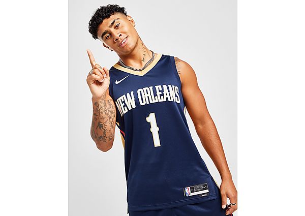 Nike NBA New Orleans Pelicans Williamson #1 -pelipaita Miehet - Mens, College Navy